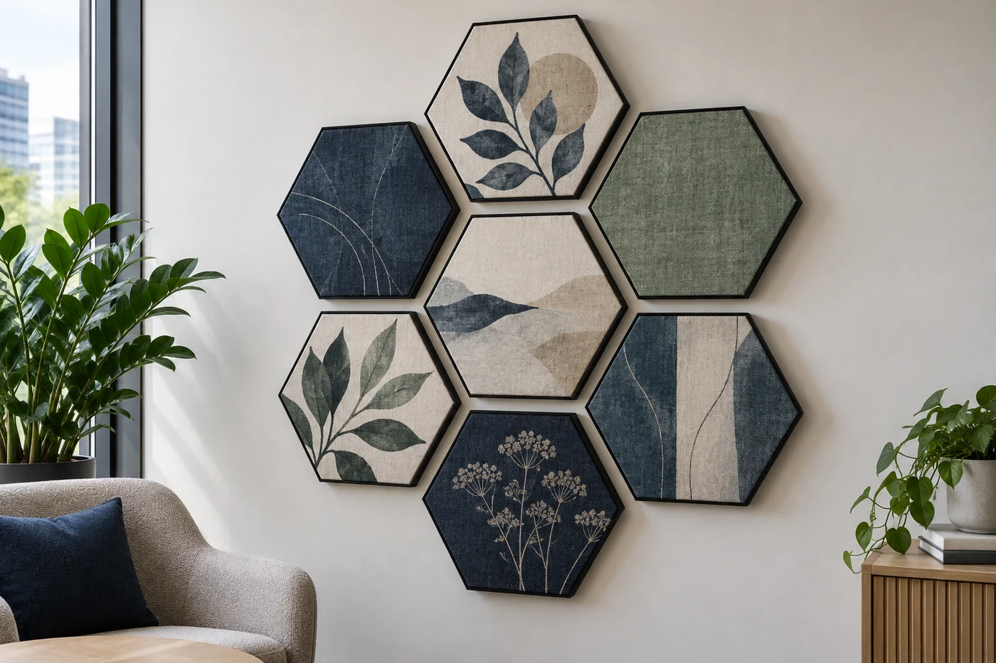 Acoustic hexagons