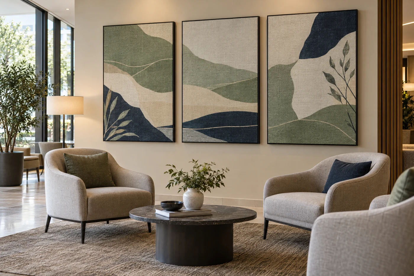 Printed acoustic panels