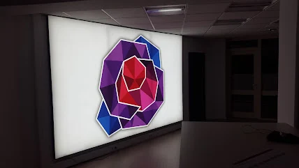 Illuminated frame with graphic artwork